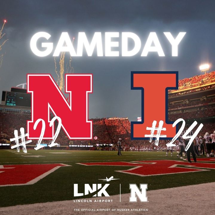 Your #22 Huskers are looking to get their first ranked win since 2016 against #24 Illinois tonight! Lets show why were the best fanbase in college football and win this huge Big 10 matchup  🏈